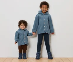 Kinder Walkjacke mit Wolle