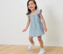 Kinder-Webkleid