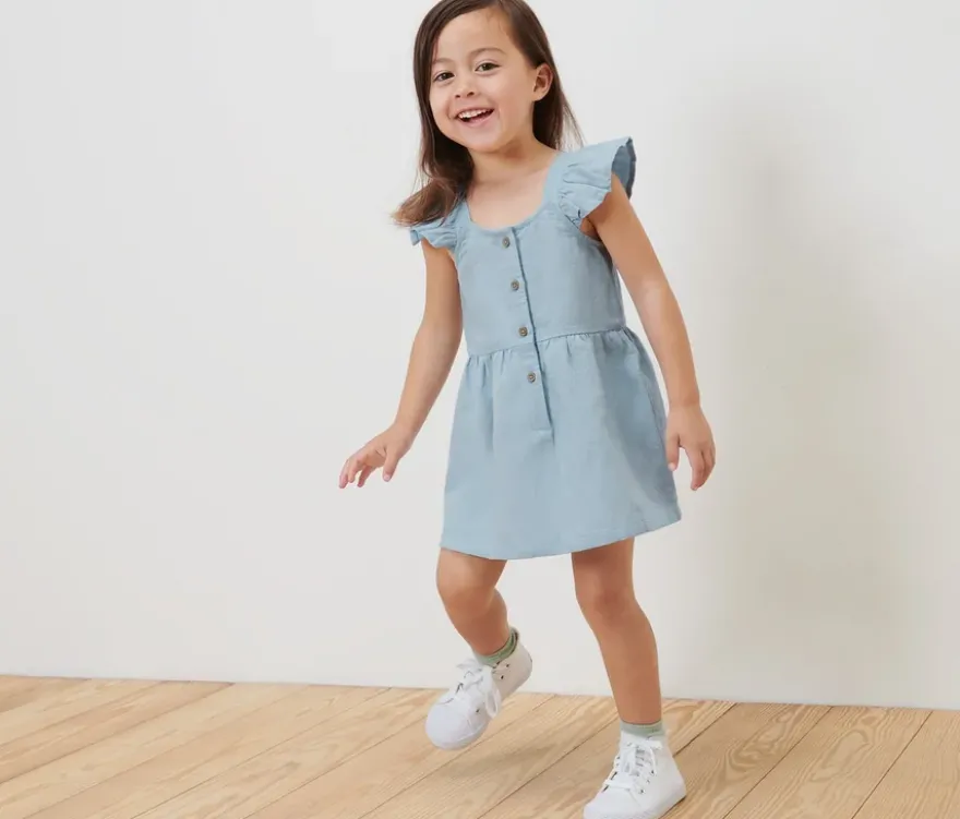 Kinder-Webkleid