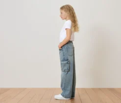 Kinder-Wide Leg Jeans ‒ Fit »Lena«