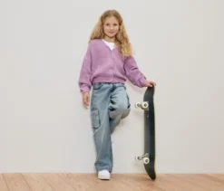 Kinder-Wide Leg Jeans ‒ Fit »Lena«