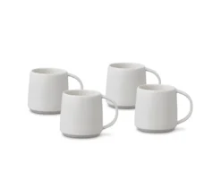4 KINTO »Ripple« Becher, weiß