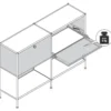 Klappenergänzungs-Set Metall »CN3«, grau