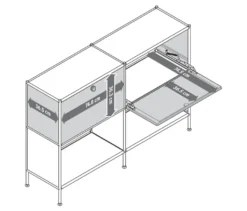 Klappenergänzungs-Set Metall »CN3«, grau
