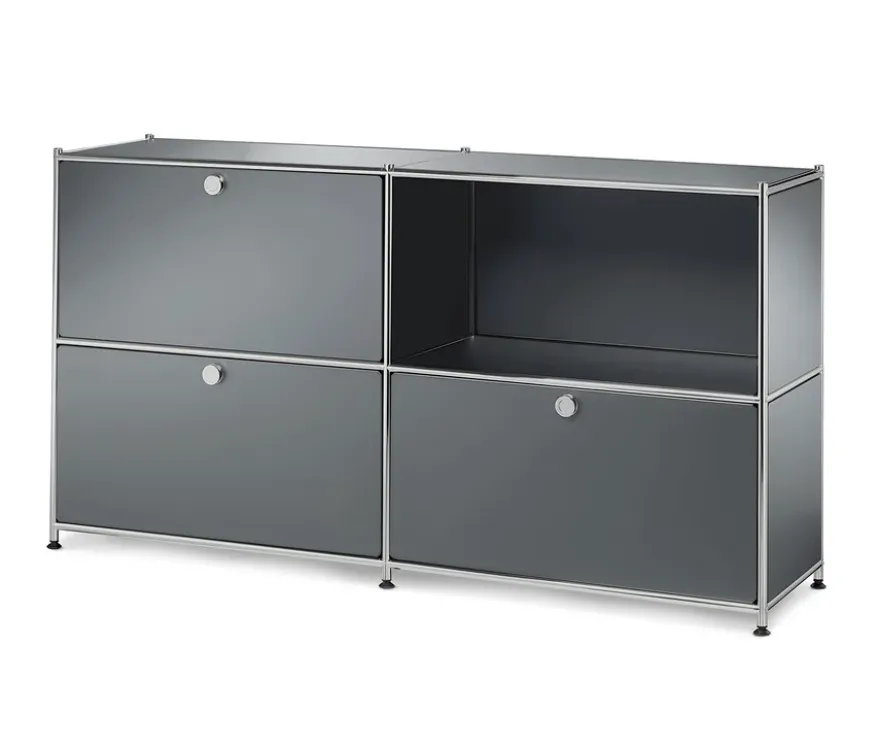 Klappenergänzungs-Set Metall »CN3«, grau