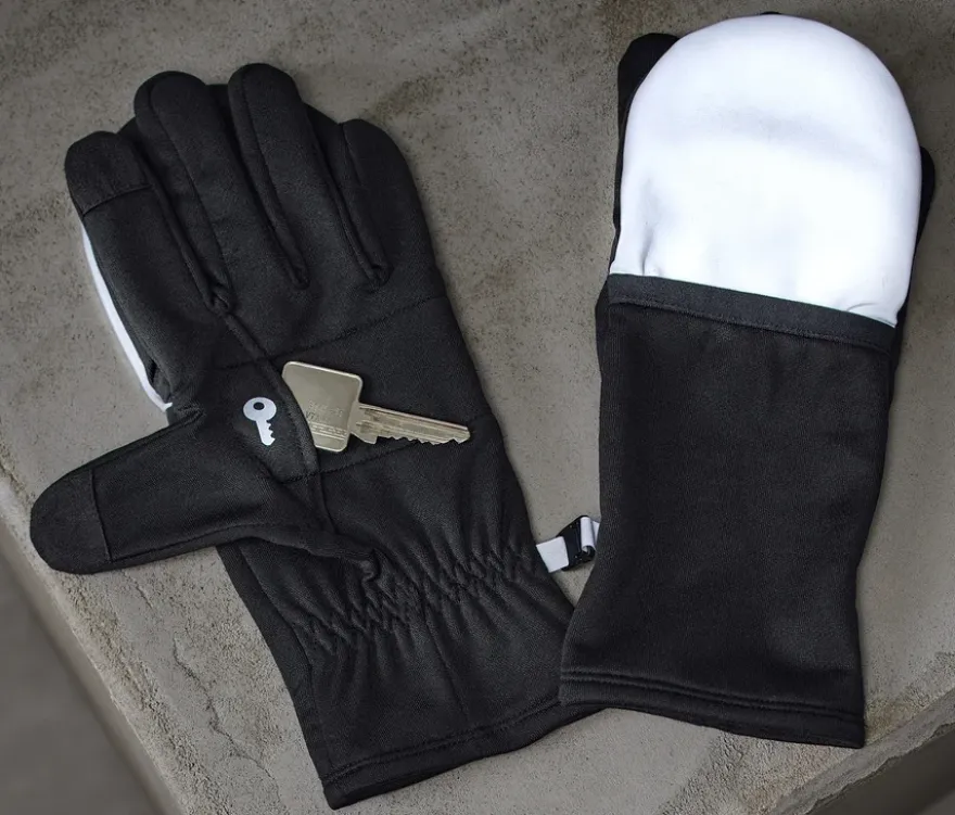 Klapp-Laufhandschuhe