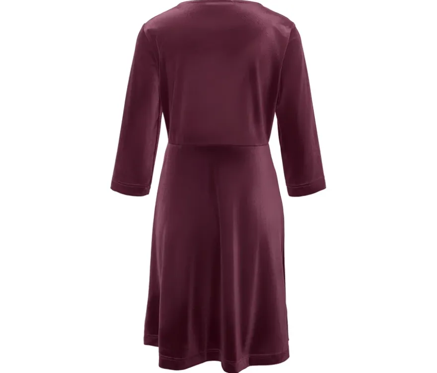Kleid aus Stretch-Samt