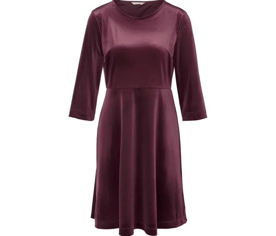 Kleid aus Stretch-Samt
