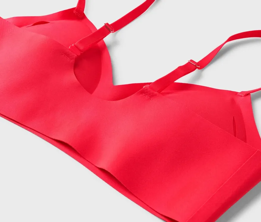 Komfort-Bustier »bonded«, flamingorot