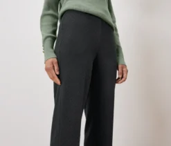 Komfort-Palazzohose mit Jacquard