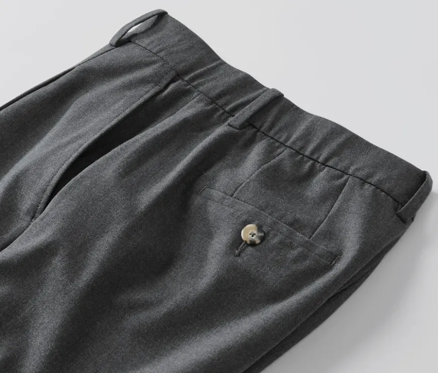 Komfort-Webhose, grau meliert