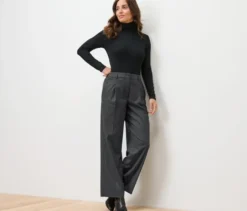 Komfort-Webhose, grau meliert