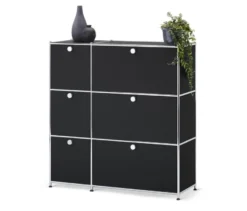 Kommode »CN3« mit 6 Klappen, schwarz