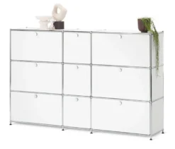 Kommode »CN3« mit 9 Klappen, weiß