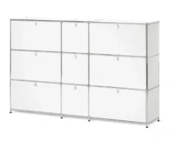 Kommode »CN3« mit 9 Klappen, weiß