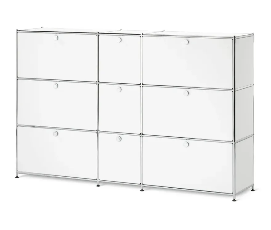 Kommode »CN3« mit 9 Klappen, weiß