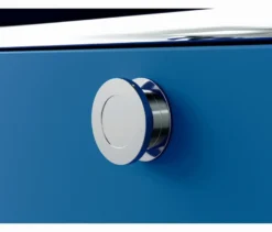 Kommode Metall »CN3« mit 3 Klappenfächern, enzianblau