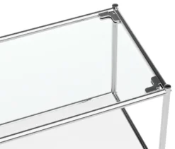 Kommode Metall »CN3« mit 2 Klappenfächern, weiß