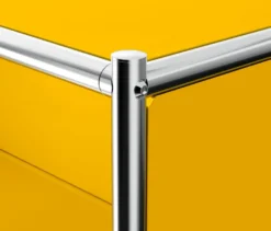 Kommode Metall »CN3« mit 2 Klappenfächern, gelb
