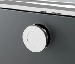 Kommode Metall »CN3« mit 2 Klappfächern, grau