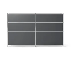 Kommode Metall »CN3« mit 6 Schubladen, grau
