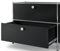 Kommode Metall »CN3« mit 6 Schubladen, schwarz