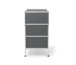 Kommode Metall »CN3« mit 3 Schubladen, grau