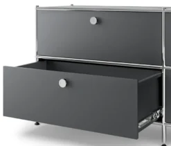 Kommode Metall »CN3« mit 3 Schubladen, grau