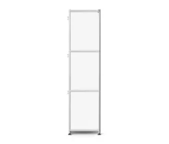 Kommode Metall »CN3 Slim Line« mit 3 Klappfächern, weiß