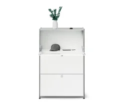 Kommode Metall »CN3 Slim Line« mit 3 Klappfächern, weiß