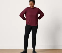 Konfektionierte Bengalinhose, schwarz