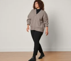 Konfektionierte Bengalinhose, schwarz