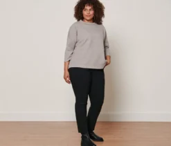 Konfektionierte Bengalinhose, schwarz