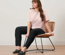 Konfektionierte Bengalinhose, schwarz