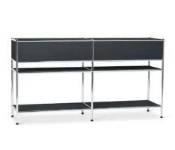 Konsole Metall »CN3« mit 2 Schubladen, schwarz