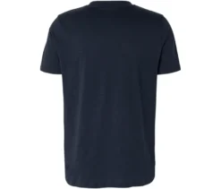 Kurzarm-Henley, navy