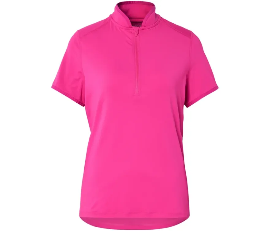 Kurzarm-Rad-Shirt, pink