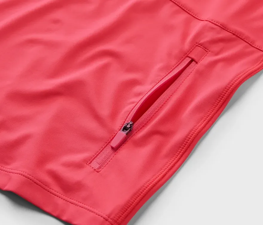 Kurzarm-Rad-Shirt, pink