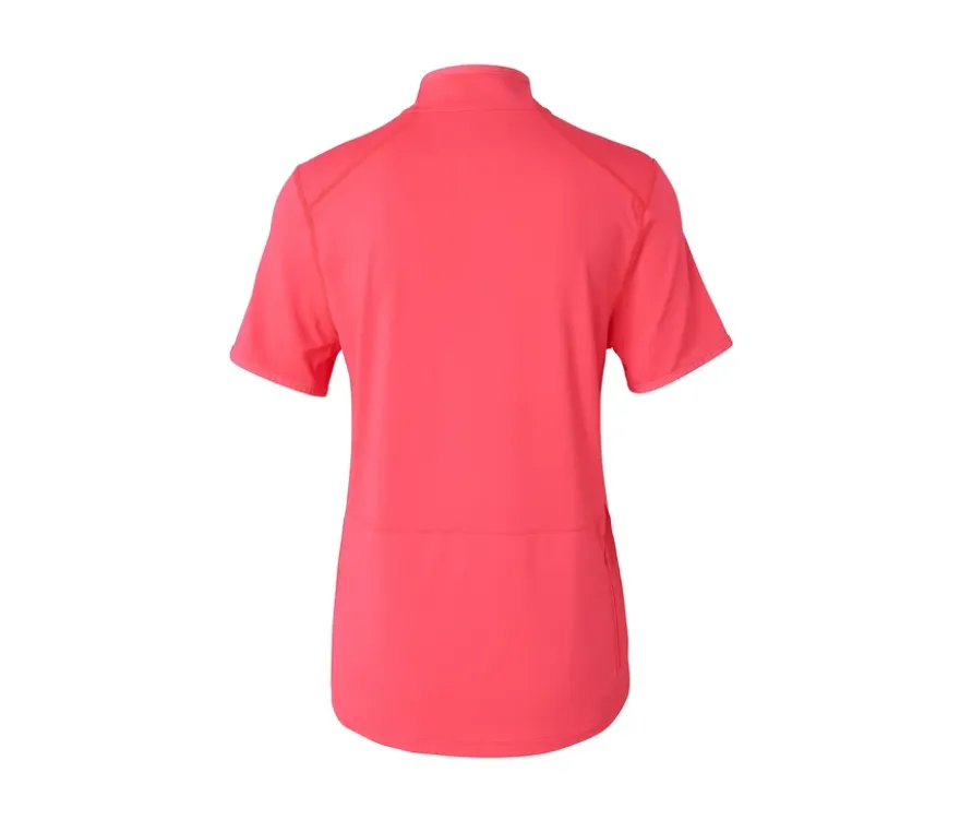 Kurzarm-Rad-Shirt, pink