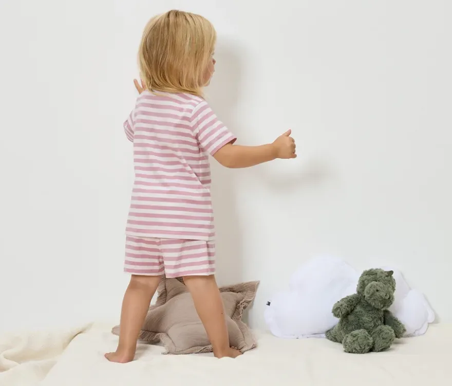 2 kurze Kinder-Pyjamas