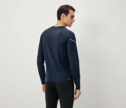 Langarm-Funktionsshirt, dunkelblau