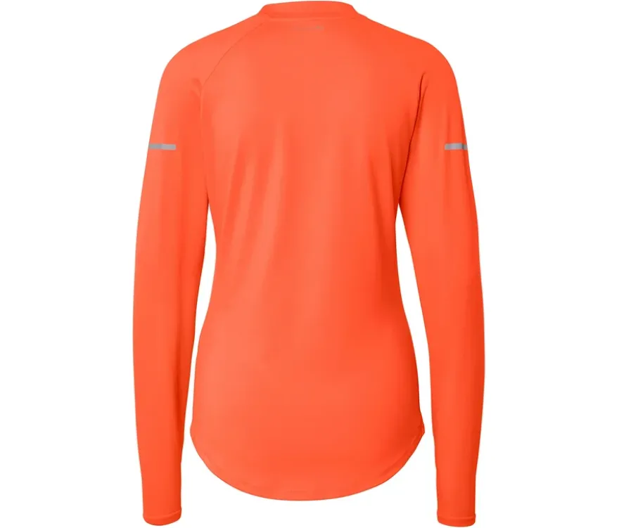 Langarm-Funktionsshirt, neonorange