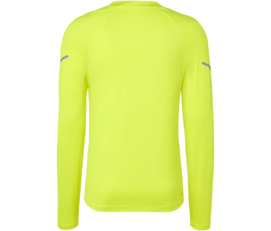 Langarm-Funktionsshirt, neongelb