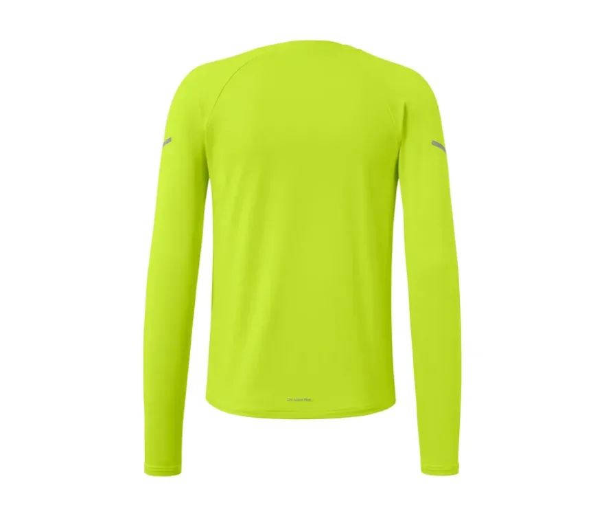 Langarm-Funktionsshirt, neonlime