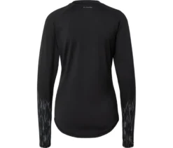 Langarm-Funktionsshirt, schwarz-silberfarben