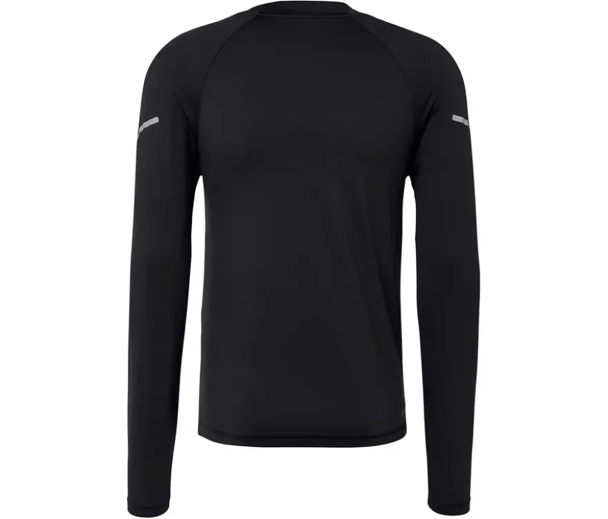 Langarm-Funktionsshirt, schwarz