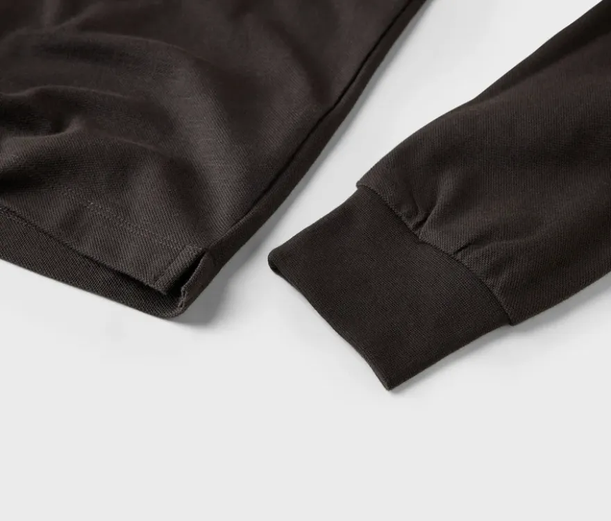 Langarm-Poloshirt