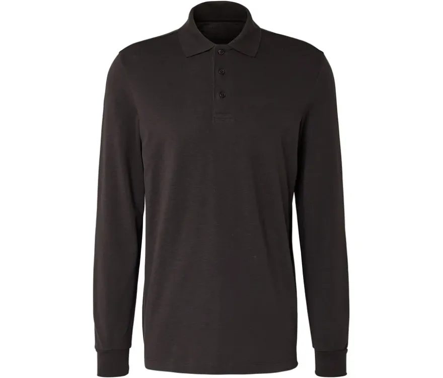 Langarm-Poloshirt