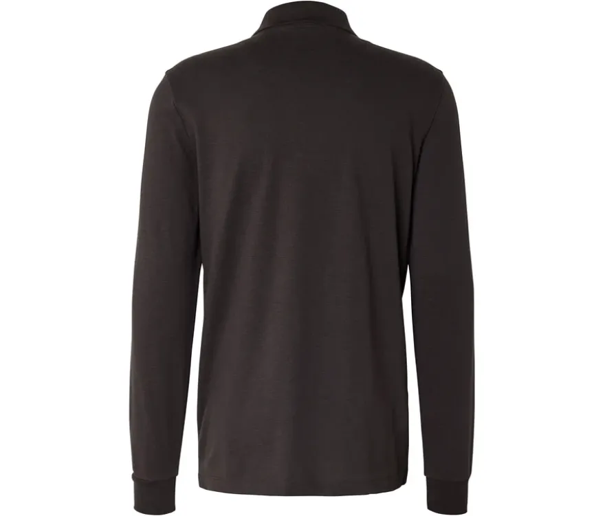 Langarm-Poloshirt