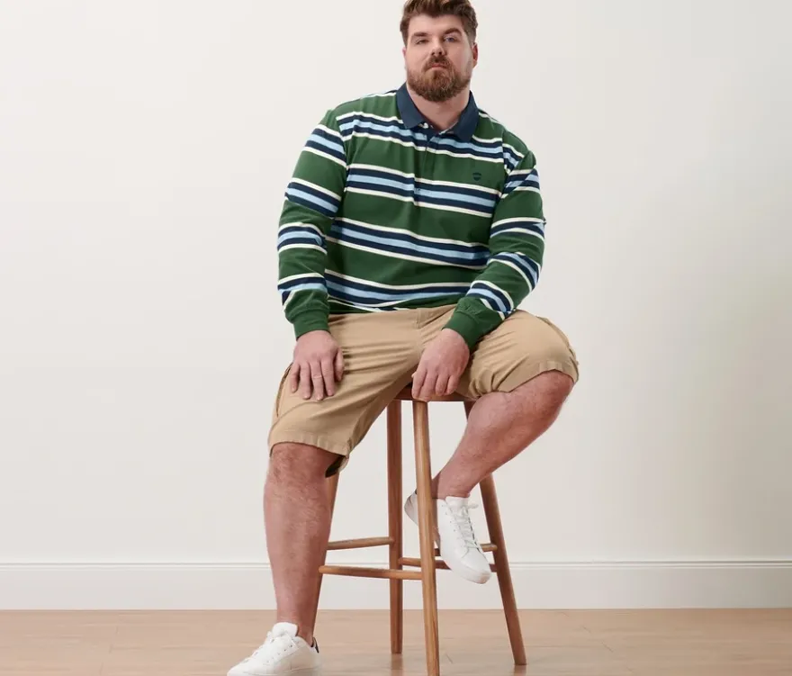 Langarm-Poloshirt